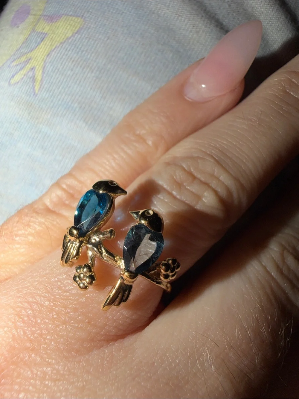 London Blue Topaz 18k Yellow Gold Over Sterling Silver 